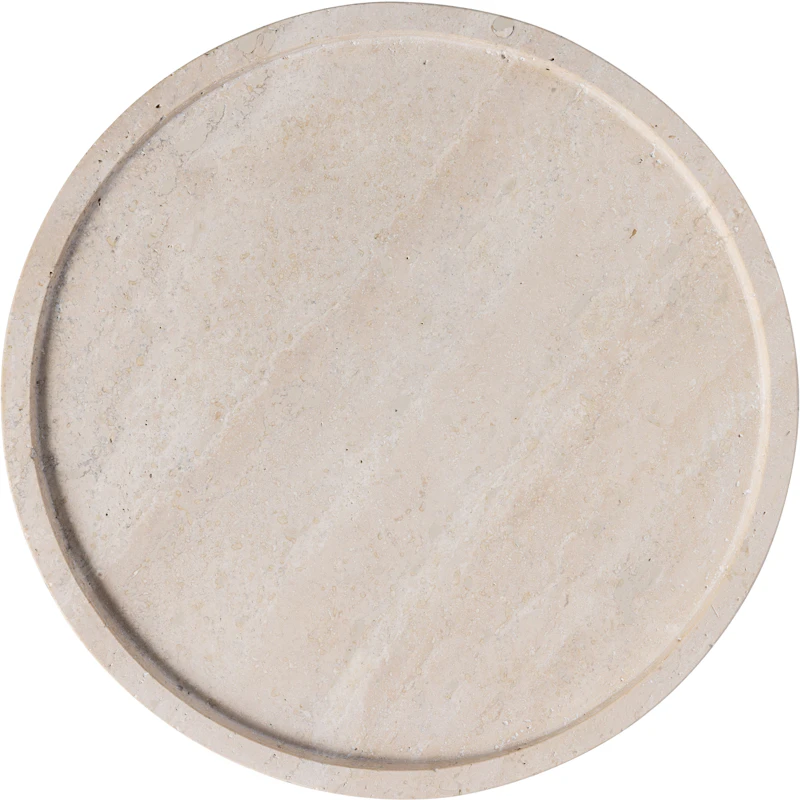 Manufacture Travertine Platte 24,5 cm
