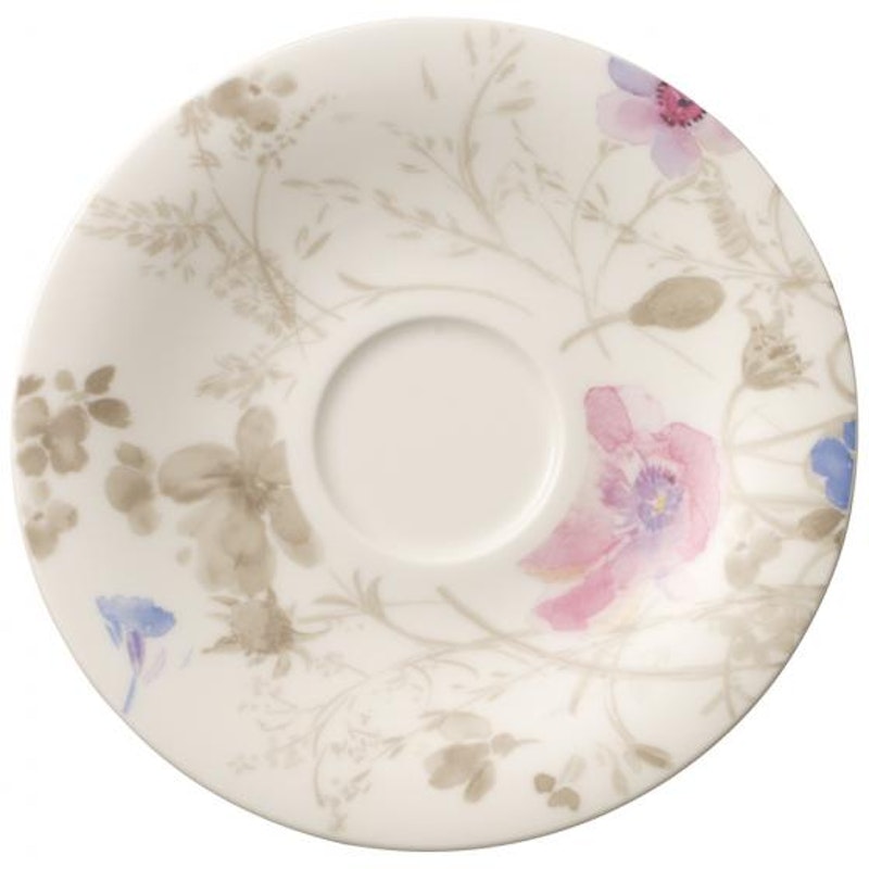 Mariefleur Grau Basic Untertasse f. Kaffeetasse