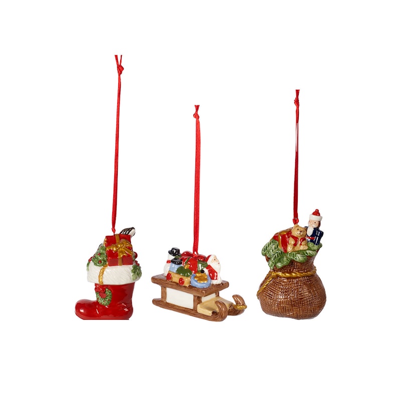 Nostalgic Ornaments Presents, 3-Pack
