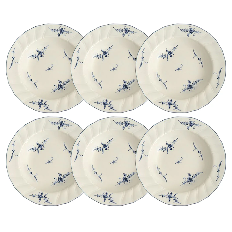 Old Luxembourg Tiefer Teller 23 cm 6-er Set