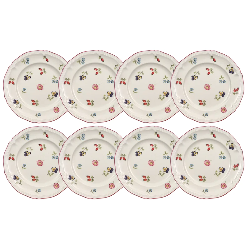 Petite Fleur Teller 21 cm 8-er Set