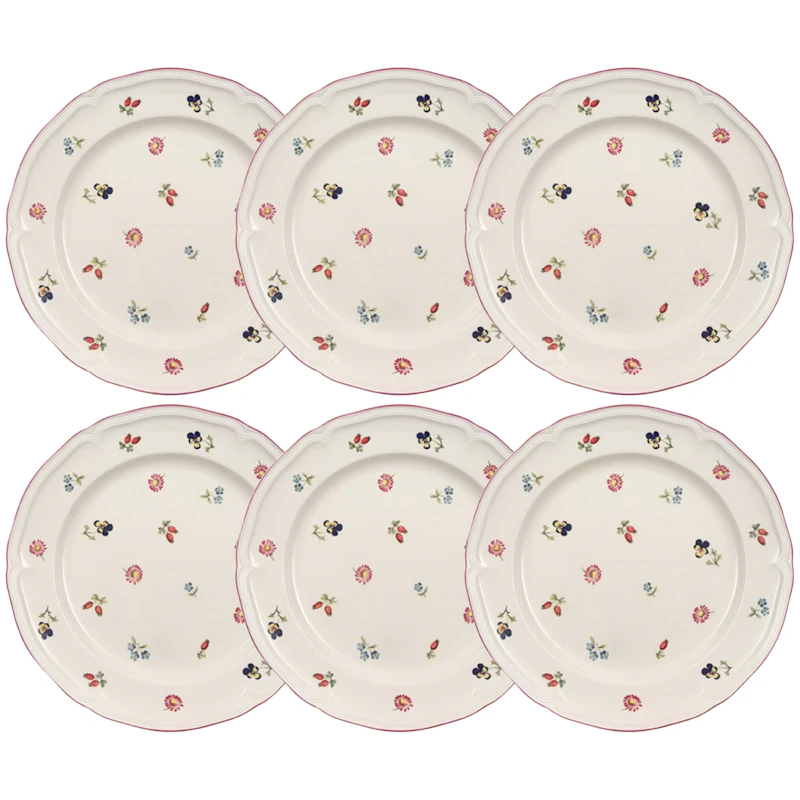 Petite Fleur Teller 26 cm 6-er Set
