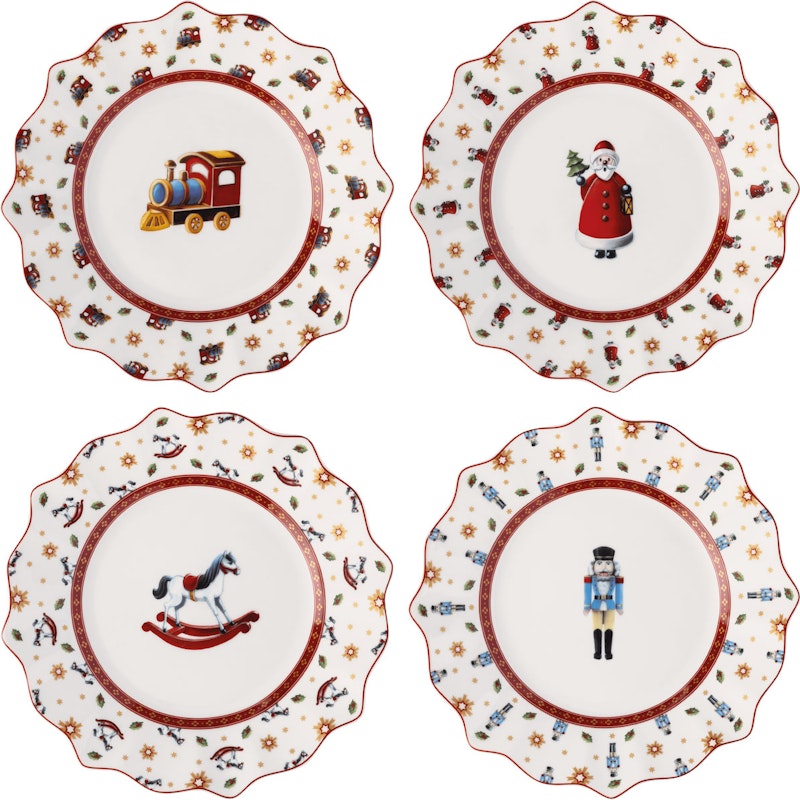 Toy's Delight Teller 24,4 cm 4-er Set