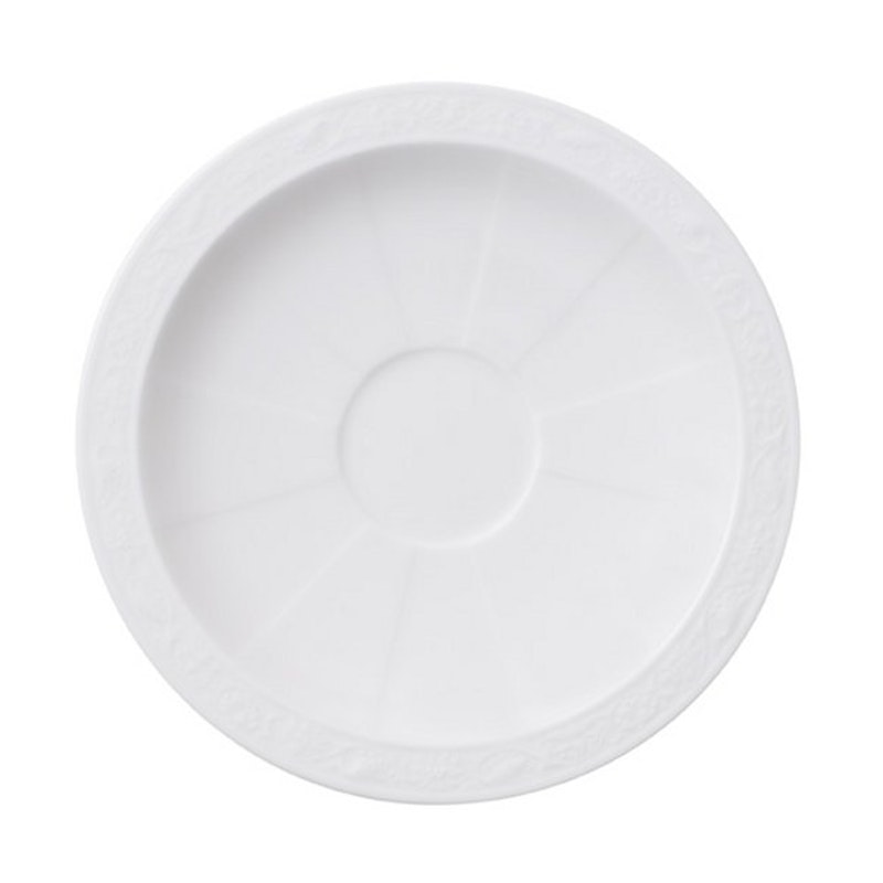 White Pearl Untertasse f. Espressotasse, 13 cm