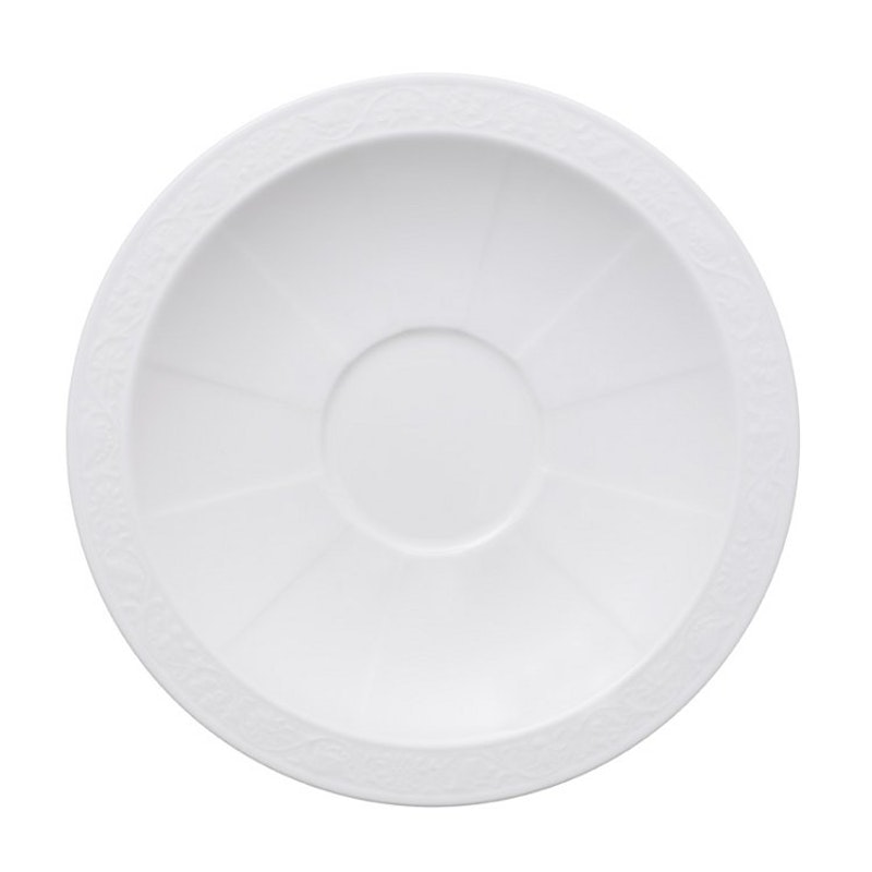White Pearl Untertasse f. Frühstückstasse, 18 cm