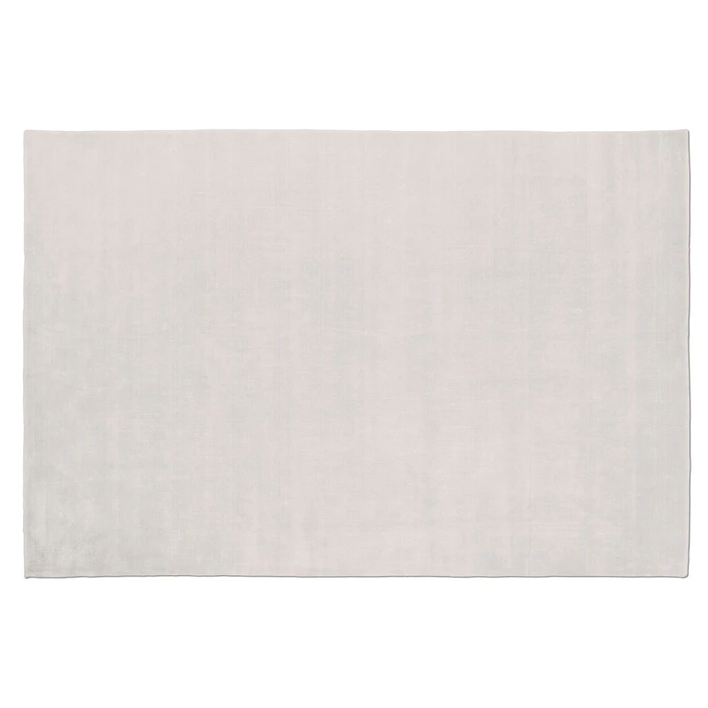 145 Teppich Bambus / Wolle 200x300 cm, Hellgrau