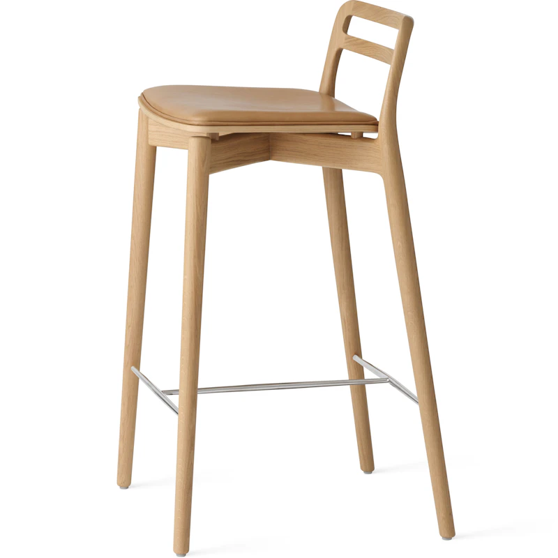 484 Cabin Counter Stuhl, Hell Eiche / Kamelleder