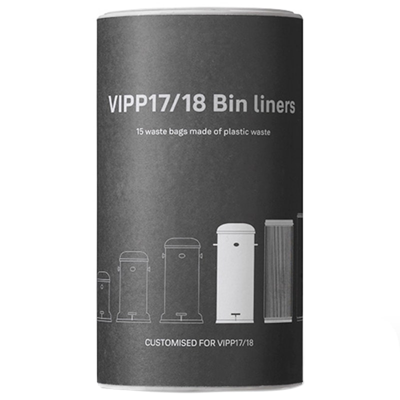 Vipp 17/18 Mülleimerbeutel Für Treteimer 8-er Set, 30 L