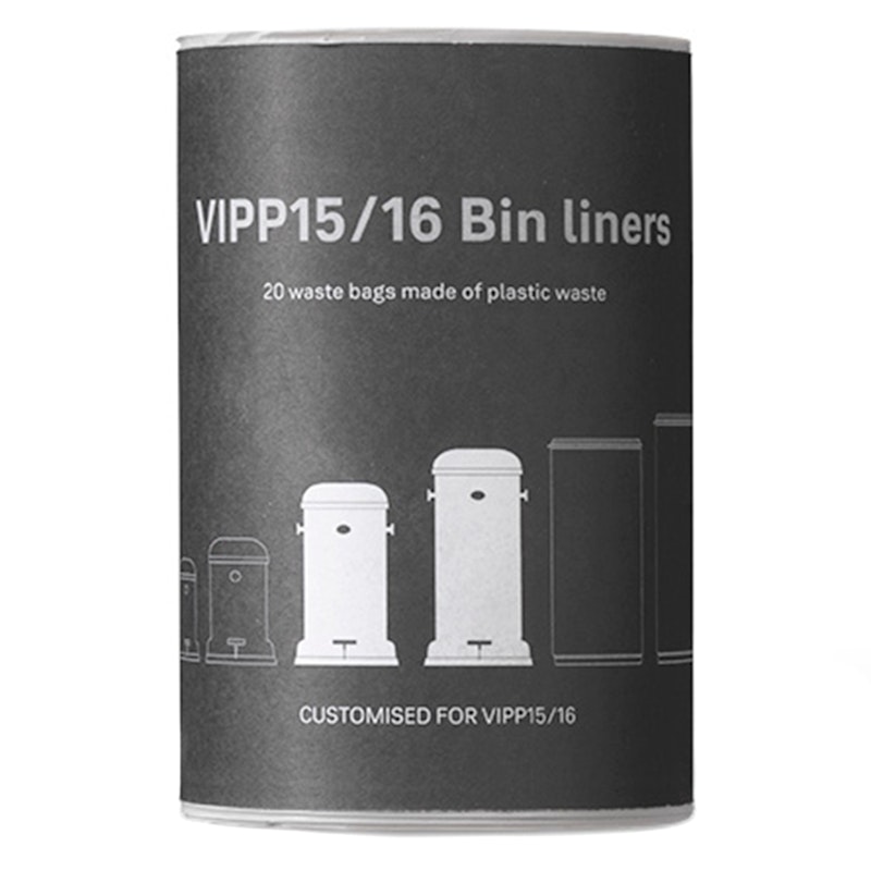 Vipp 15/16 Mülleimerbeutel Für Treteimer 8-er Set, 18 L