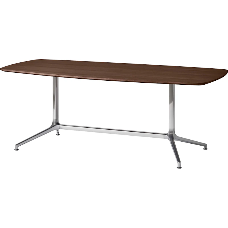 436 Swivel Tisch Klein, Dark Oak