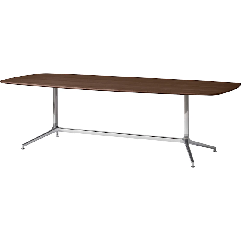 437 Swivel Tisch Mittlerer, Dark Oak