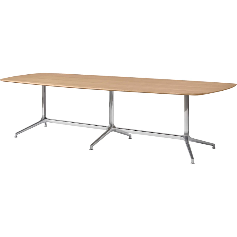 438 Swivel Tisch Groß, Light Oak