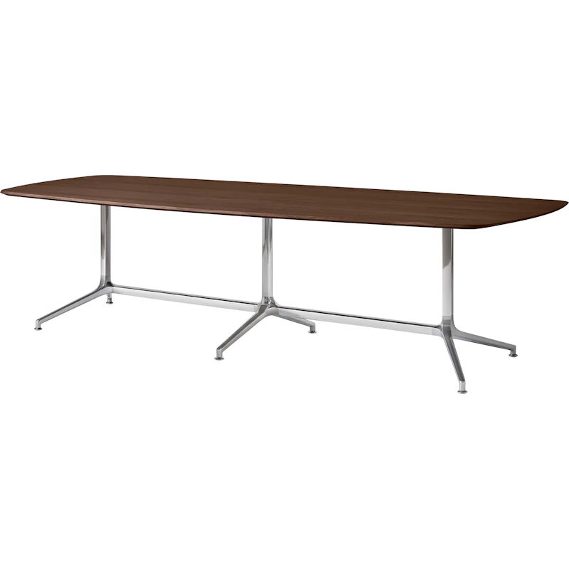 438 Swivel Tisch Groß, Dark Oak