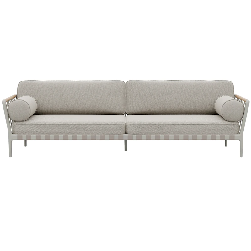 Vipp720 Open-Air 3-Sitzer-Sofa, Sand
