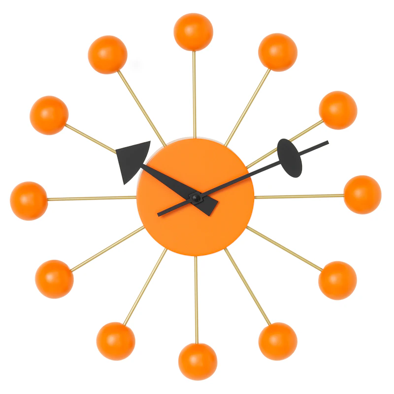 Ball Wanduhr, Orange