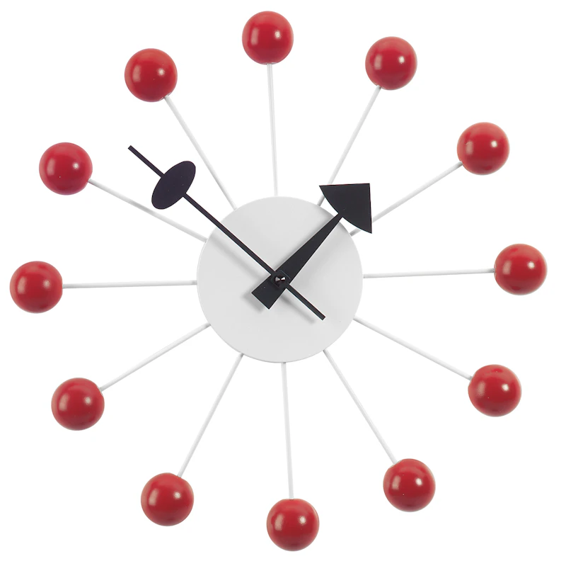 Ball Wanduhr, Rot