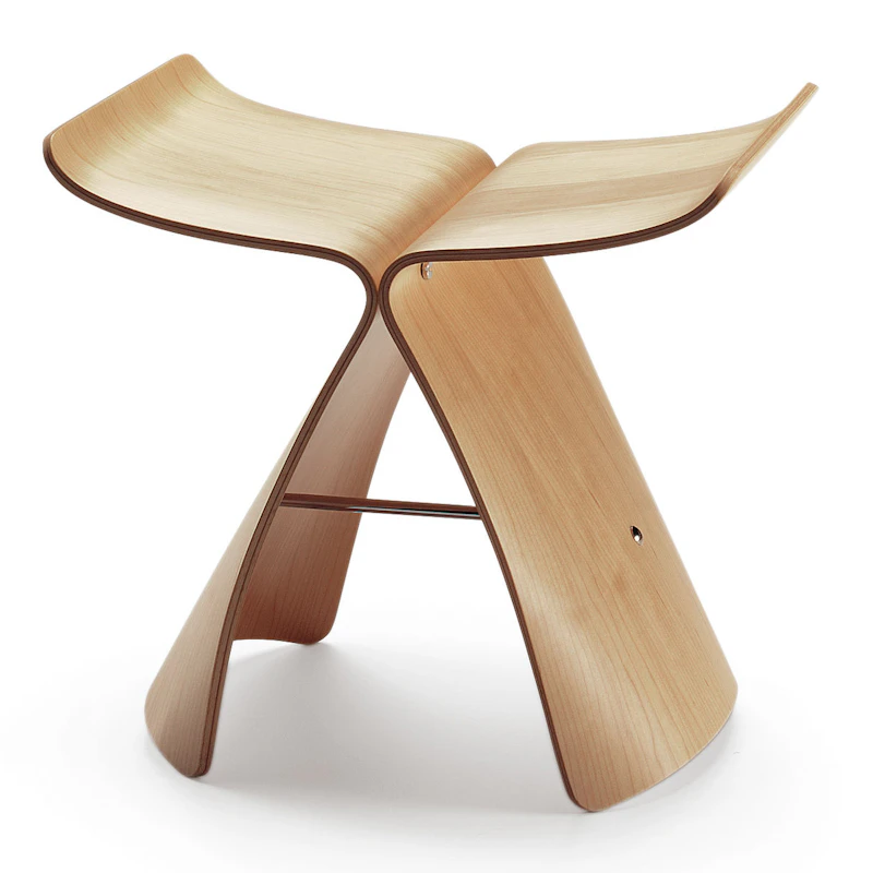 Butterfly Hocker, Ahornholz