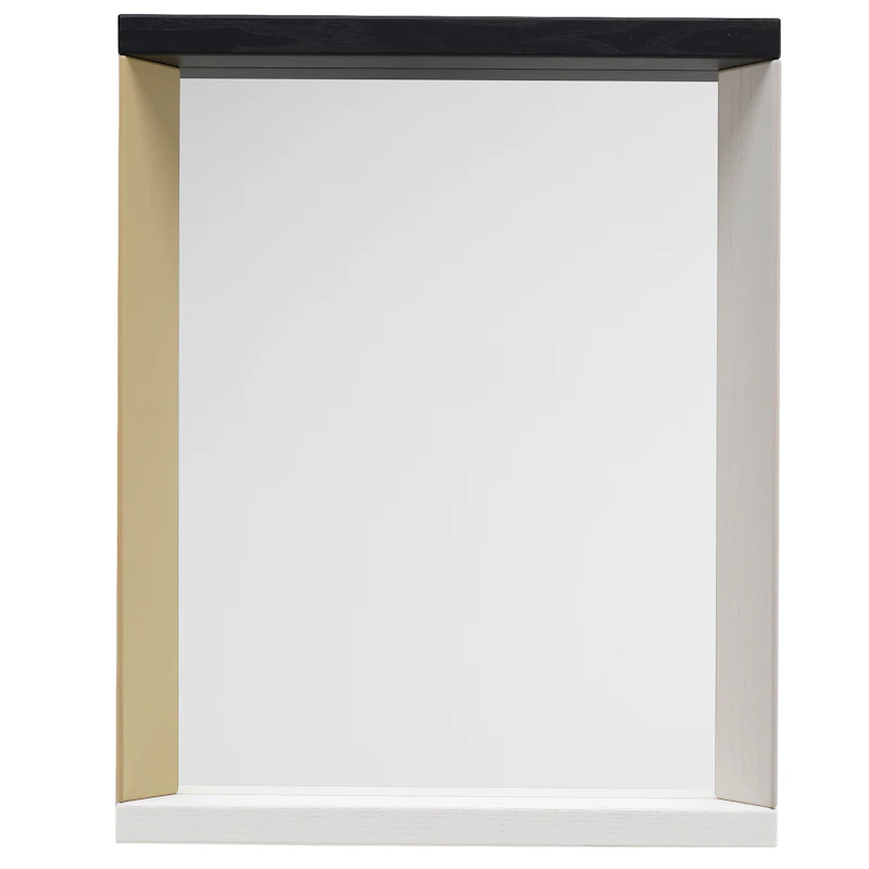 Colour Frame Wall Mirror Small, Neutral