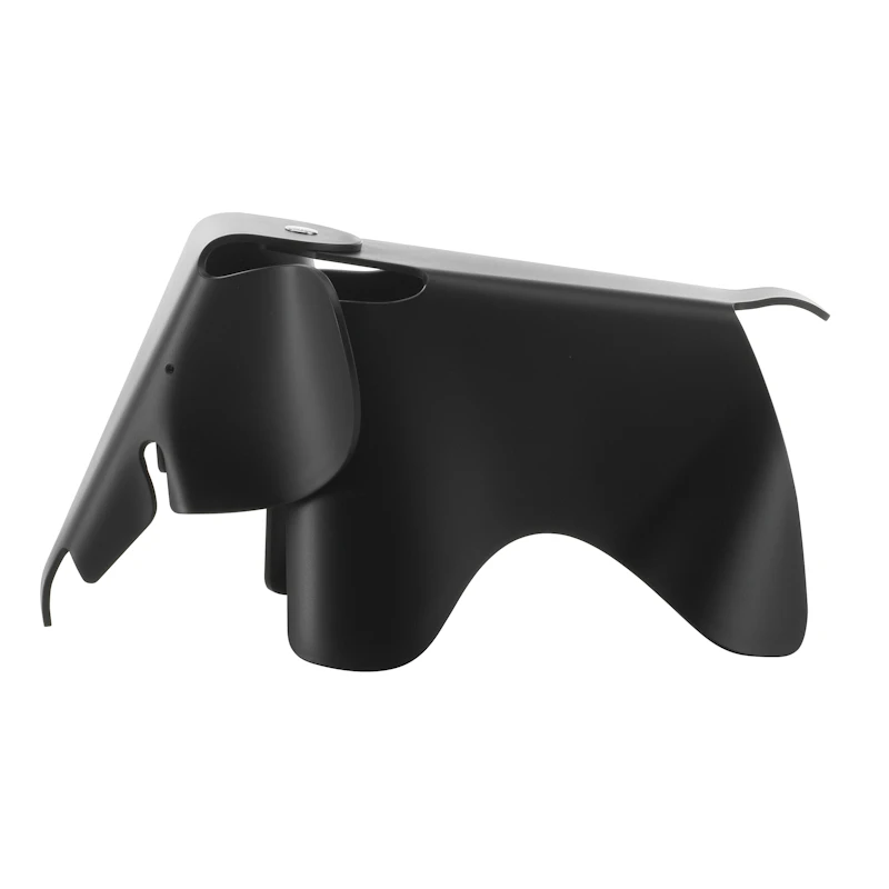 Eames Elephant Hocker Klein, Deep Black