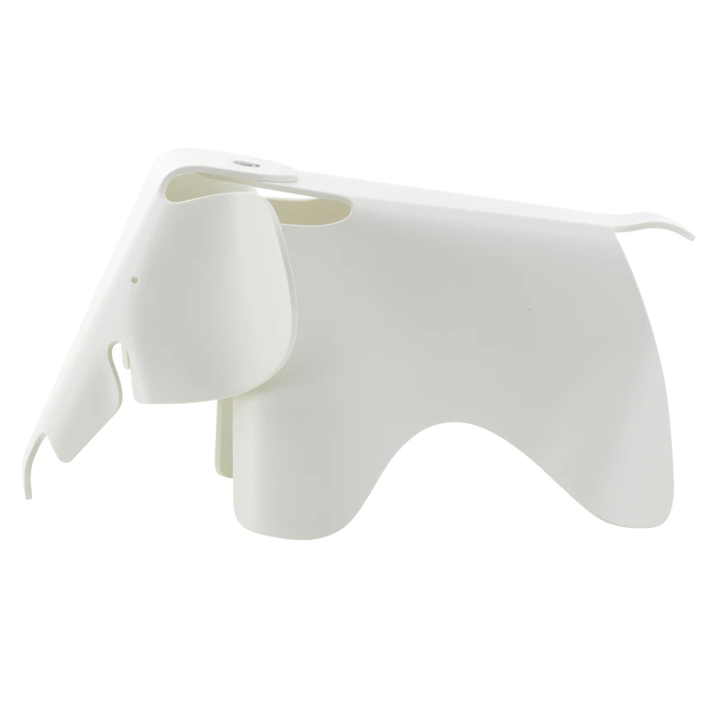 Eames Elephant Hocker Klein, Weiß