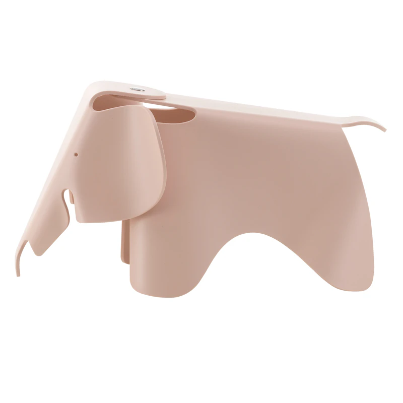 Eames Elephant Hocker Klein, Pale Rose