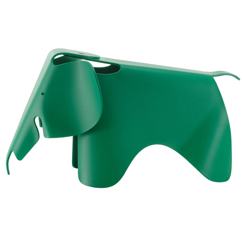 Eames Elephant Hocker Groß, Emerald