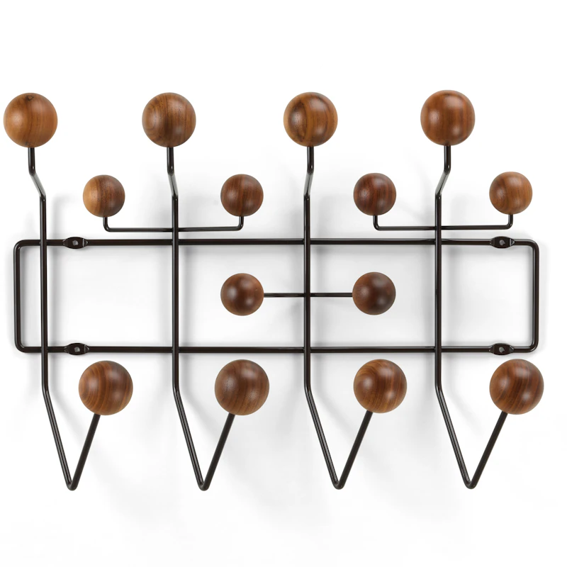 Hang It All Garderobe, Walnussfarben