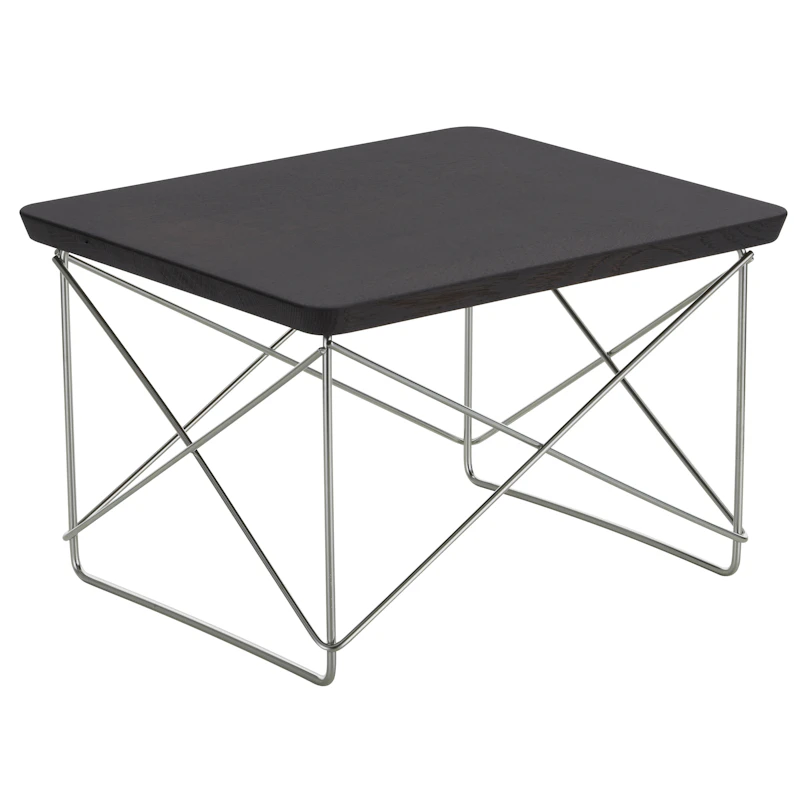 Occasional LTR Beistelltisch, In Dunkler Eiche / Edelstahl