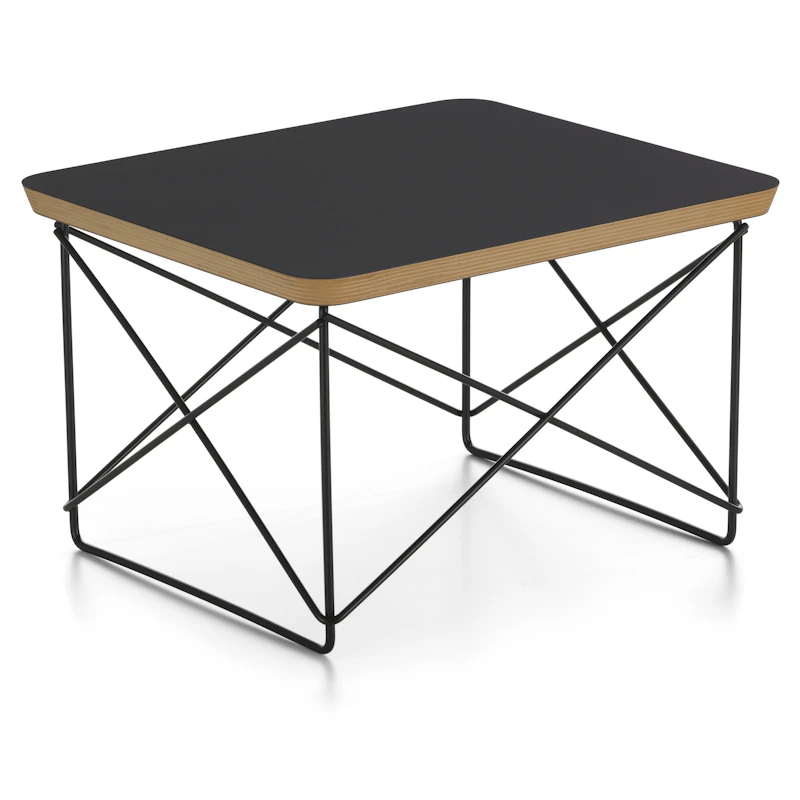 Occasional LTR Beistelltisch, Schwarz Laminat / Schwarz