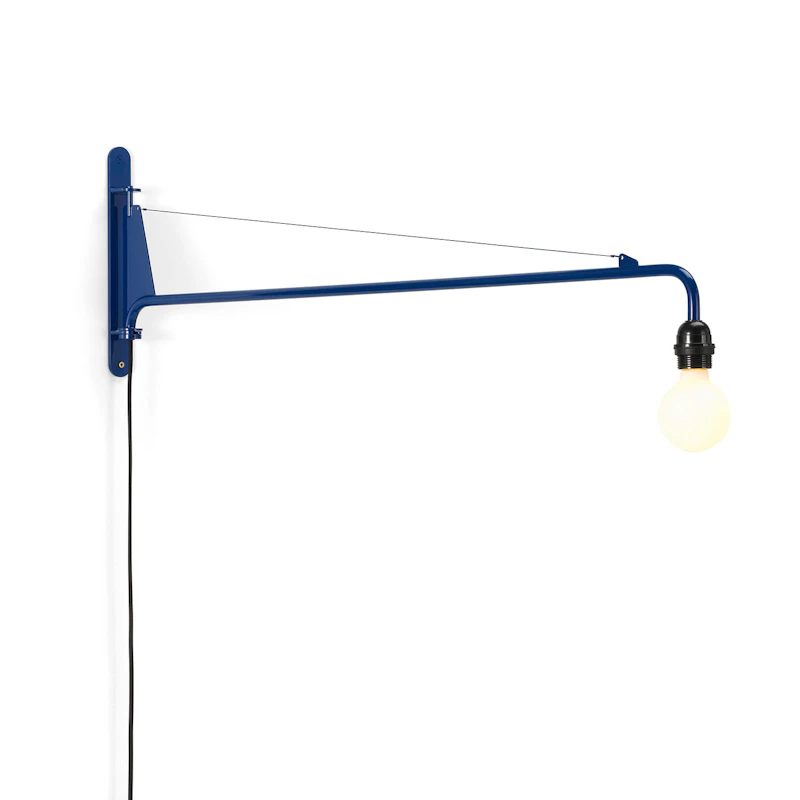 Petite Potence Wandleuchte, Prouvé Bleu Marcoule