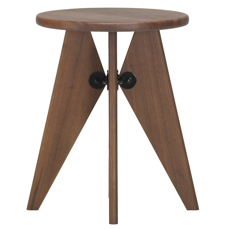 Tabouret Bois Hocker, Walnussfarben