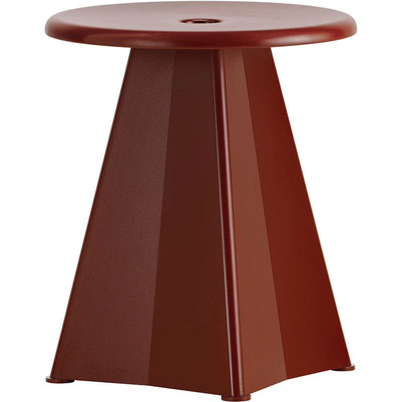 Tabouret Métallique Hocker, Japanese Red