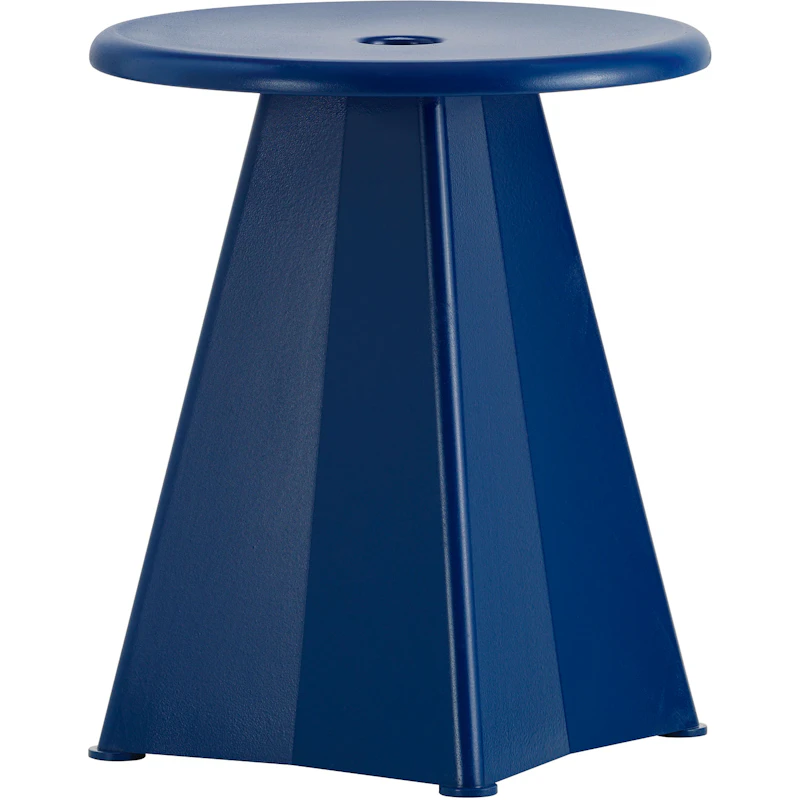 Tabouret Métallique Hocker, Prouvé Bleu Marcoule