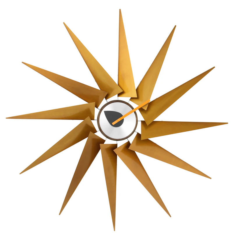 Turbine Wanduhr Ø76,5 cm, Messing
