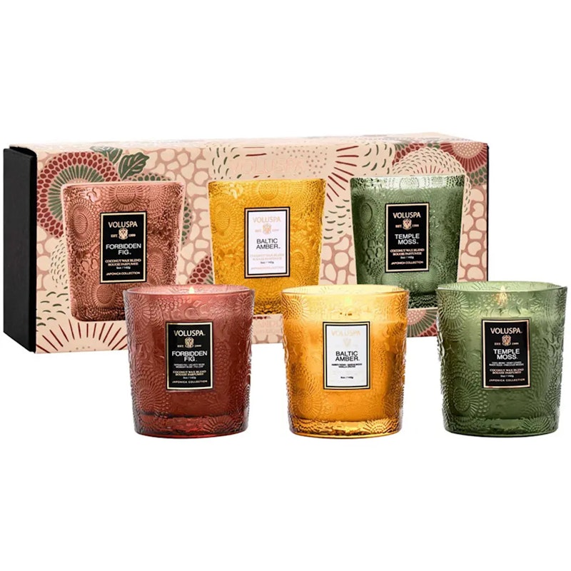 Japonica Demi Duftkerzen-Set 3 Teile