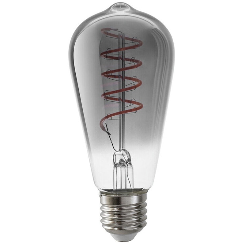 LED Edison Lichtquelle E27 5W 140lm 1800K Dimmbar, Smoke Grey