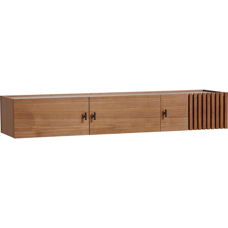 ARRAY Sideboard Niedrig / Wand 150 cm, Walnussfarben