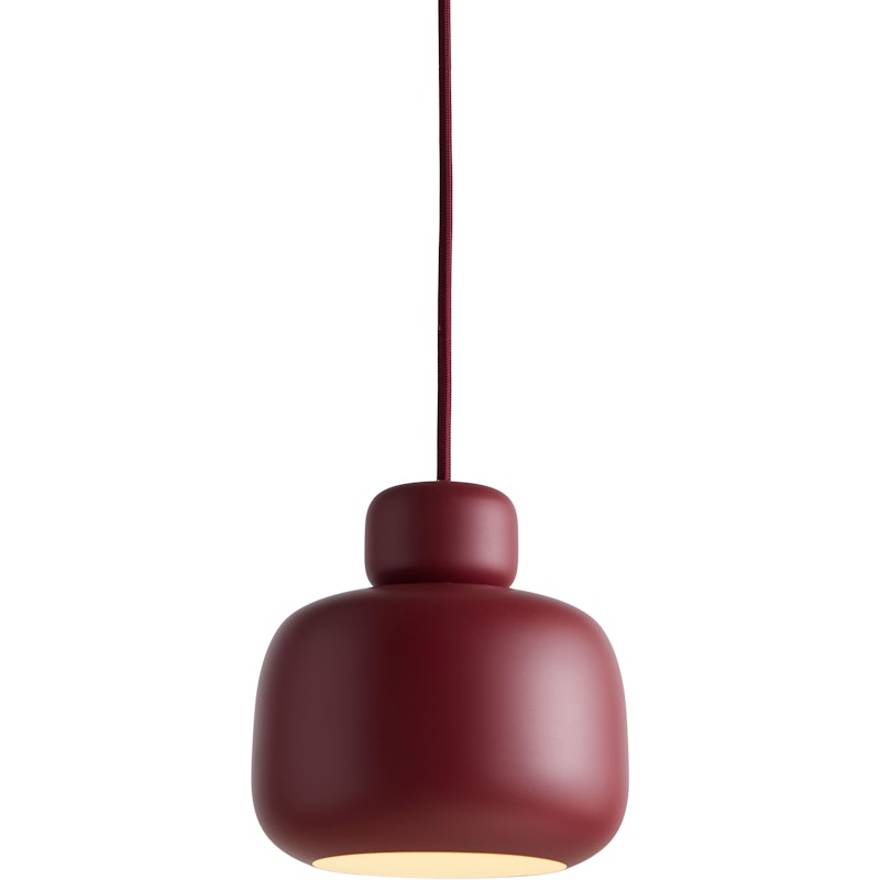 Stone Hängelampe 15,9 cm, Deep Red