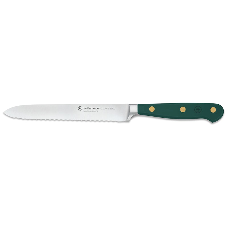 Classic Colour Gezahntes Universalmesser 14 cm, Fresh Rosmary