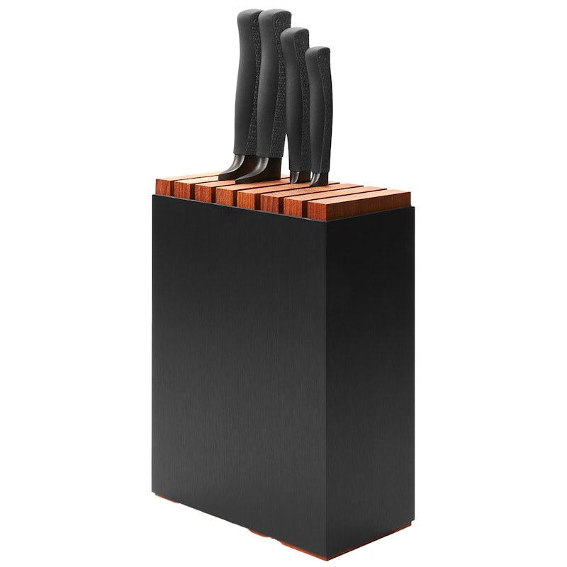 Performer Messerblock Mit 5 Messern, Schwarz
