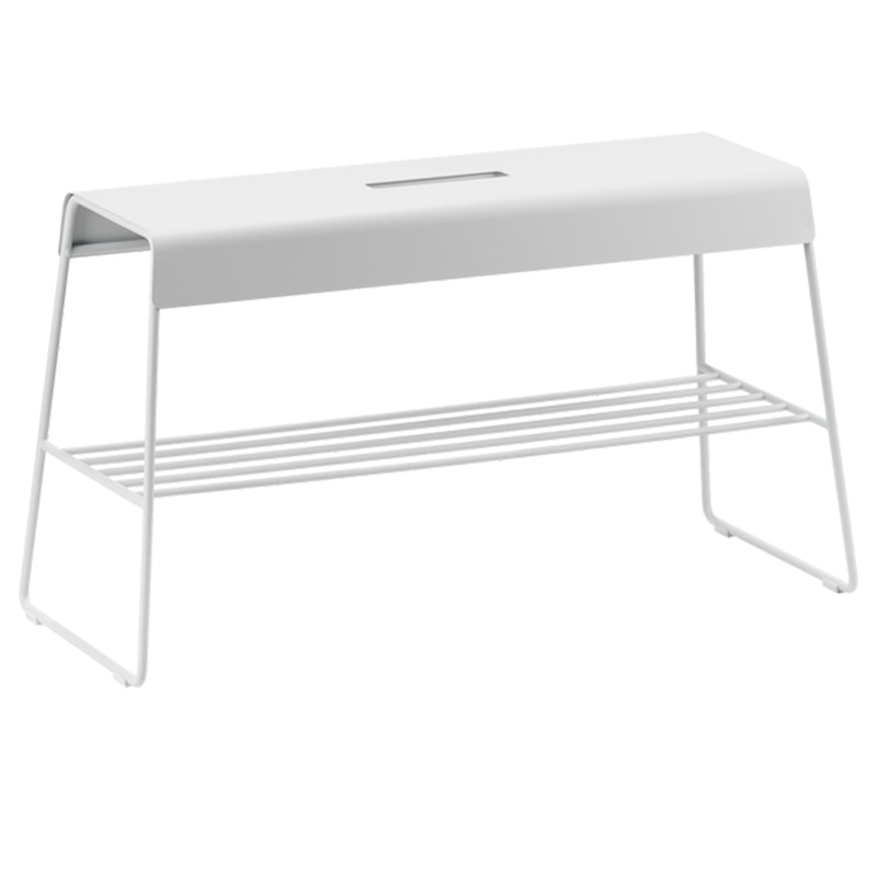 A-Bench Outdoor Bank, Soft Grey