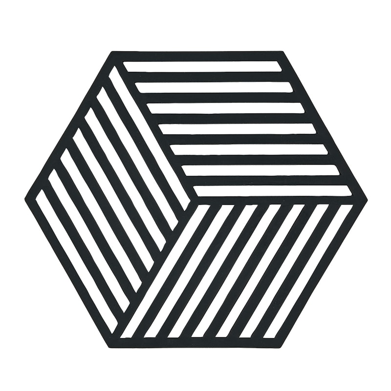 Hexagon Trivet Topfuntersetzer Schwarz
