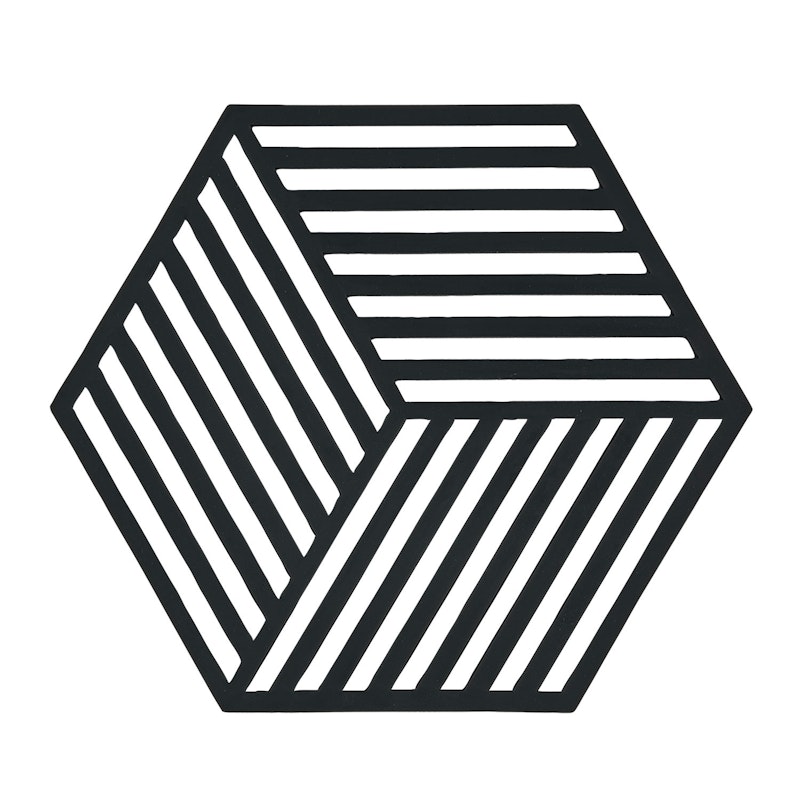Hexagon Trivet Topfuntersetzer Schwarz