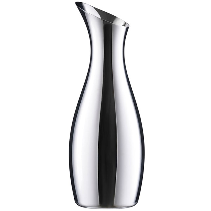 Kanna Rocks 1 liter Black Karaffe Polished Steel