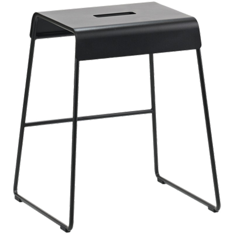 A-Stool Outdoor Hocker, Schwarz