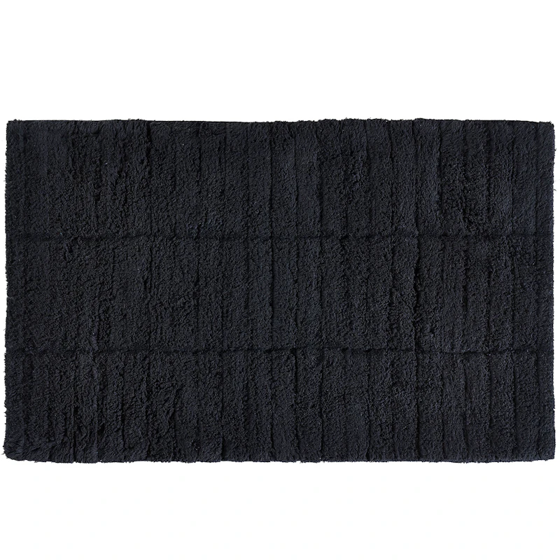 Tiles Badematte 50x80 cm, Schwarz
